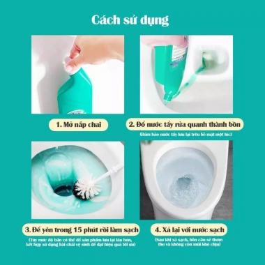 Mua 1 tặng 1 Chai Nước Tẩy Flashman 500g - Diệt khuẩn 99,9% - Khử mùi, tẩy sạch vết bẩn 8