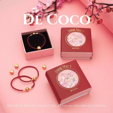 Mua 1 Tặng 1 Charm Ngân Lượng – Vòng Tay Chỉ Đỏ Như Ý May Mắn DECOCO, Kèm Túi Giấy Hộp Thiệp, Giá 163k