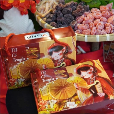 MUA 1 TẶNG 1 Combo 2 hộp OMAI mix 9 vị 500g - Mứt Tết dẻo thơm, không ngọt gắt