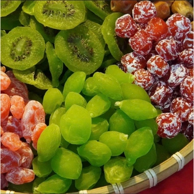 MUA 1 TẶNG 1 Combo 2 hộp OMAI mix 9 vị 500g - Mứt Tết dẻo thơm, không ngọt gắt
