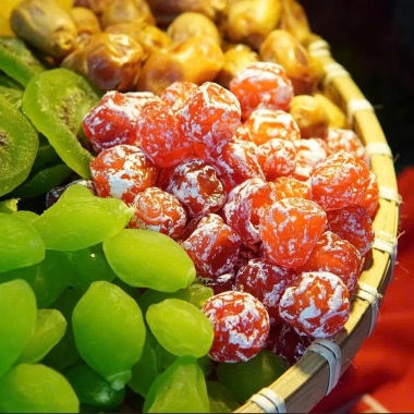 MUA 1 TẶNG 1 Combo 2 hộp OMAI mix 9 vị 500g - Mứt Tết dẻo thơm, không ngọt gắt