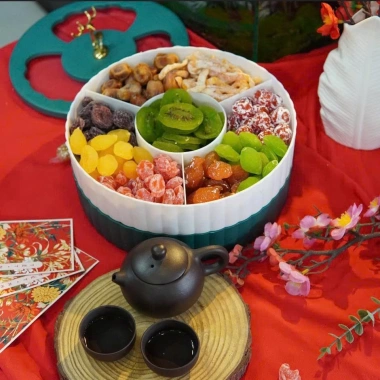 MUA 1 TẶNG 1 Combo 2 hộp OMAI mix 9 vị 500g - Mứt Tết dẻo thơm, không ngọt gắt