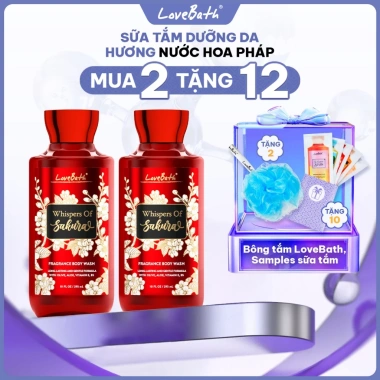 Mua 1 Tặng 1 Combo 2 Hộp Sữa Tắm Scurb Hương Nước Hoa Pháp 295ml Dưỡng ẩm Thư giãn