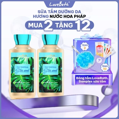 Mua 1 Tặng 1 Combo 2 Hộp Sữa Tắm Scurb Hương Nước Hoa Pháp 295ml Dưỡng ẩm Thư giãn