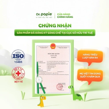 Mua 1 tặng 1 Dầu Tràm Gạc Rơ Lưỡi Dr.Papie Giới Hạn Vệ Sinh Lưỡi Nướu Bé Sơ Sinh 60 Gói 189k 3