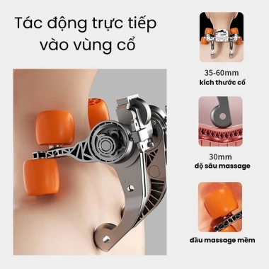 Mua 1 Tặng 1 Đệm Ghế Massage Rulax RL28Plus - Massage Lưng, Cổ, Vai, Gáy, Tặng Máy Massage Cầm Tay
