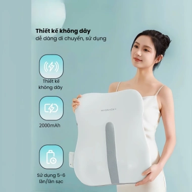 Mua 1 Tặng 1 Đệm Ghế Massage Rulax RL28Plus - Massage Lưng, Cổ, Vai, Gáy, Tặng Máy Massage Cầm Tay 10 Mua 1 Tặng 1 Đệm Ghế Massage Rulax RL28Plus - Massage Lưng, Cổ, Vai, Gáy, Tặng Máy Massage Cầm Tay 10