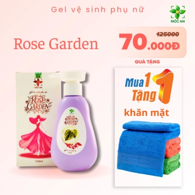 Mua 1 Tặng 1 Dung Dịch Vệ Sinh Rose Garden 150ml - Mộc An từ Lá Trầu Không, Nha Đam, Tía Tô, Bạc Hà - 70k 2