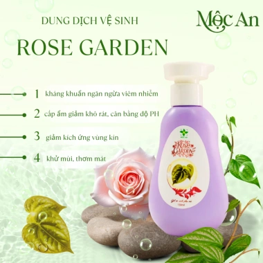 Mua 1 Tặng 1 Dung Dịch Vệ Sinh Rose Garden 150ml - Mộc An từ Lá Trầu Không, Nha Đam, Tía Tô, Bạc Hà - 70k 4
