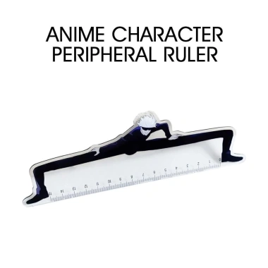 Mua 1 Tặng 1 Gojo Satoru Anime Ngoại Vi Thước Để Bàn Nhân Vật Đứng Ký Đồ Chơi Lò Xo - Giá chỉ 33.390 VND 2
