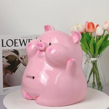 Mua 1 Tặng 1 Heo Bánh Bao Hello Size To - Heo Đất Quà Tặng Trang Trí Giá 118k