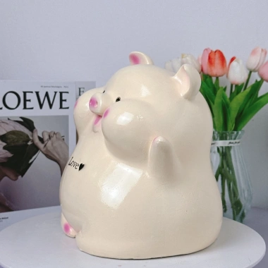 Mua 1 Tặng 1 Heo Bánh Bao Hello Size To - Heo Đất Quà Tặng Trang Trí Giá 118k