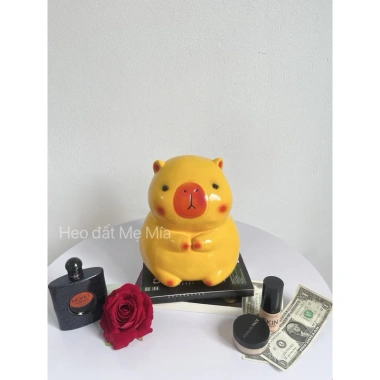 Mua 1 tặng 1 Heo Đất Tiết Kiệm Capybara, Heo Mũ Ếch Đáng Yêu, Ống Trang Trí 7