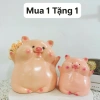 Mua 1 tặng 1 Lợn đất bánh bao sz TO - Heo đất tiết kiệm dễ thương, trang trí, quà tặng HĐMB04
