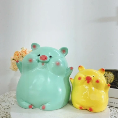 Mua 1 tặng 1 Lợn đất bánh bao sz TO - Heo đất tiết kiệm dễ thương, trang trí, quà tặng HĐMB04 10 Mua 1 tặng 1 Lợn đất bánh bao sz TO - Heo đất tiết kiệm dễ thương, trang trí, quà tặng HĐMB04 10