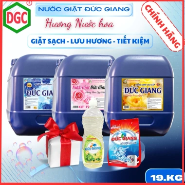 Mua 1 Tặng 1 Nước Giặt Đức Giang 19kg Sạch Thơm Chính Hãng - Giá Ưu Đãi 535k