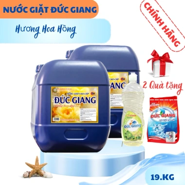 Mua 1 Tặng 1 Nước Giặt Đức Giang 19kg Sạch Thơm Chính Hãng - Giá Ưu Đãi 535k