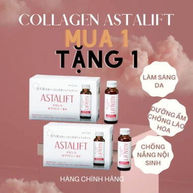 Mua 1 Tặng 1 Nước Uống Collagen Astalift Drink White – Da Sáng Chống Nắng, Dưỡng ẩm 850k