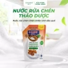 Mua 1 tặng 1 tổng 4L - Túi nước rửa chén 2L thảo dược tinh dầu quế, gừng, muối khoáng, sạch dầu mỡ - 200k 9