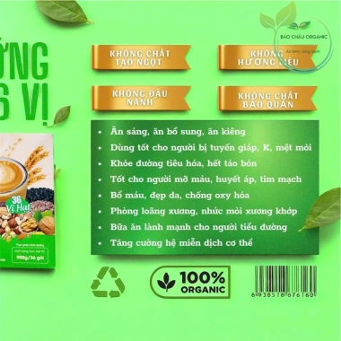 Mua 1 Tặng 2 Quà - Sữa Hạt 36 Vị Hồng Hoa Organic Không Đường, Hỗ Trợ Sức Khỏe, Thay Thế Bữa Ăn 9 Mua 1 Tặng 2 Quà - Sữa Hạt 36 Vị Hồng Hoa Organic Không Đường, Hỗ Trợ Sức Khỏe, Thay Thế Bữa Ăn 9