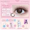 Mua 1 Tặng 3 Kính Áp Tròng Midroo Snow Ball Xám 0‑6 Độ 14.5mm Giá 99k Sinh viên 7