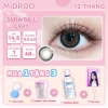 Mua 1 Tặng 3 Kính Áp Tròng Midroo Snow Ball Xám 0‑6 Độ 14.5mm Giá 99k Sinh viên 8