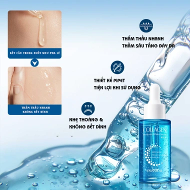 Mua 1 Tặng 4 Serum Collagen Thiên Nhiên 40ml Dưỡng Ẩm Sâu, Dưỡng Trắng, Chống Lão Hóa + Vitamin C - 185k
