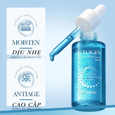 Mua 1 Tặng 4 Serum Collagen Thiên Nhiên 40ml Dưỡng Ẩm Sâu, Dưỡng Trắng, Chống Lão Hóa + Vitamin C - 185k