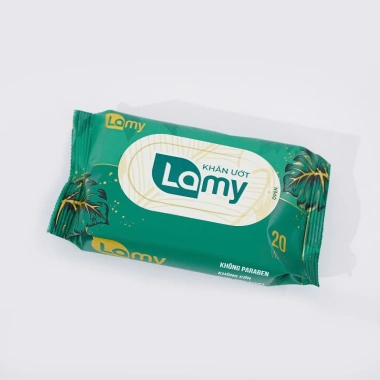 Mua 10 tặng 10 - Thùng 10 gói khăn ướt Lamy 100 tờ, không chất tẩy, an toàn da nhạy cảm - 214.999 VND 5