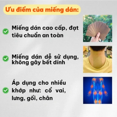 Mua 10 tặng 2 Compo 5 Gói Dán Xương Khớp ORIMA - Thảo Dược Giảm Đau Mỏi 155k 3