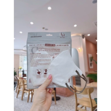 Mua 100 tặng 20c Khẩu trang 6D JULI Mix 6 màu kháng khuẩn, thoải mái 18.000₫