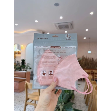 Mua 100 tặng 20c Khẩu trang 6D JULI Mix 6 màu kháng khuẩn, thoải mái 18.000₫