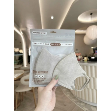 Mua 100 tặng 20c Khẩu trang JULI 6D Mix 6 màu, kháng khuẩn, thoải mái, chỉ 55.000đ 10