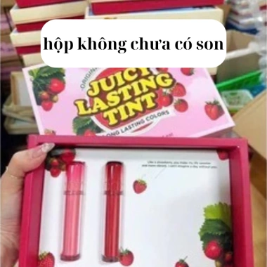Mua 2 Son Tint Juicy Lasting Tint Full Size – Tặng Hộp Chưa Xếp, Chỉ 39.000₫ (Giá gốc 50.700₫)