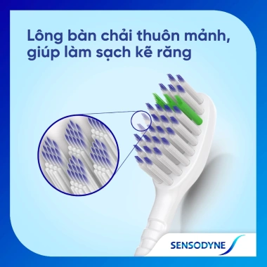 Mua 2 tặng 1 Bàn chải Sensodyne Deep Clean Soft - Lông mềm, làm sạch sâu kẽ răng, 92.268 VND 4 Mua 2 tặng 1 Bàn chải Sensodyne Deep Clean Soft - Lông mềm, làm sạch sâu kẽ răng, 92.268 VND 4