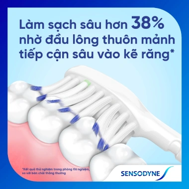 Mua 2 tặng 1 Bàn chải Sensodyne Deep Clean Soft - Lông mềm, làm sạch sâu kẽ răng, 92.268 VND
