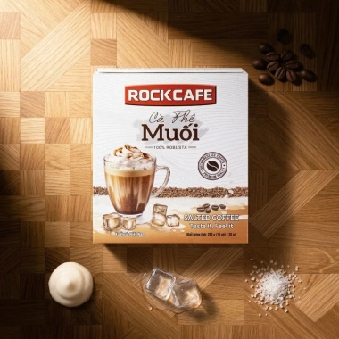 Mua 2 tặng 1 Cà Phê Muối Hòa Tan RockCafe Robusta 10 gói - Giá chỉ 54.000₫ 8