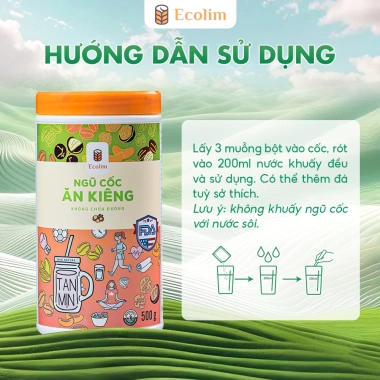 Mua 2 tặng 1 Ngũ cốc Ecolim giảm cân tiểu đường giảm mỡ máu tốt tim mạch 312k 3
