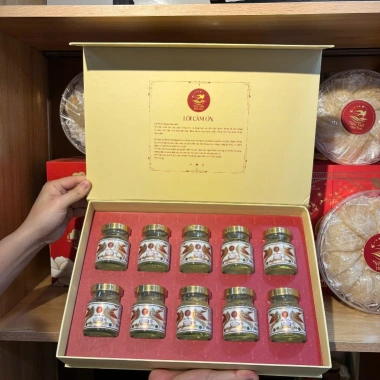Mua 2 Tặng 1 Set 10 Hộp Yến Chưng Sẵn Không Đường 35% 70ml - Quà Tết Yến Việt Tinh Hoa 599k 9