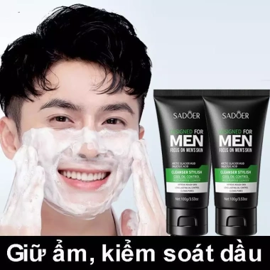 Mua 2 tặng 1 Sữa rửa mặt nam giới làm sạch sâu, làm trắng, kiểm soát dầu - Giá 59.800₫