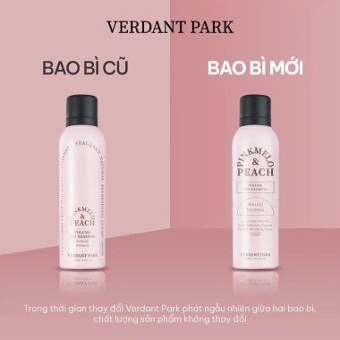 Mua 2 Tặng 1 Xịt Khô Phồng Tóc Verdant Park Kiềm Dầu Lâu Bết Mùi Hoa Quả - 139k