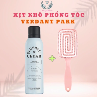 Mua 2 Tặng 1 Xịt Khô Phồng Tóc Verdant Park Kiềm Dầu Lâu Bết Mùi Hoa Quả - 139k