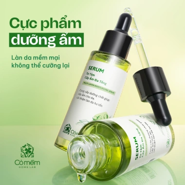 MUA 2 TẶNG 2 Dưỡng Da Mặt Serum Kem Tầng Tơ Tằm HA B5 Creamide Betaglucan Cỏ Mềm 620k 2