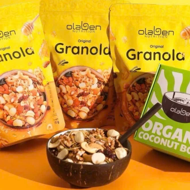 Mua 2 Tặng Bát XK - Granola Olaben 400g Ngũ Cốc Siêu Hạt Dinh Dưỡng Giảm Cân
