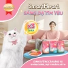 Mua 3 gói SmartHeart Cat hạt cá hồi 1,2kg tặng túi chần bông - Giá ưu đãi 141.300 VND 3