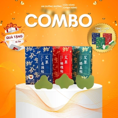 Mua 3 tặng 1 Dán Ngải Cứu giảm đau, dưỡng đường, thư giãn cơ khớp - Giá chỉ 297.000 VND