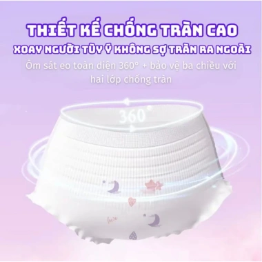 Mua 3 tặng 3 FreeShip Băng vệ sinh dạng quần VEERMOON cỡ S-M-L-XL chống tràn sau sinh