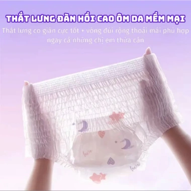 Mua 3 tặng 3 FreeShip Băng vệ sinh dạng quần VEERMOON cỡ S-M-L-XL chống tràn sau sinh