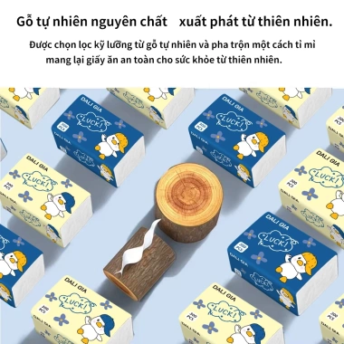 Mua 30 tặng 6 gói, tổng 36 gói DALI GIA 4 lớp mềm mịn 120x175mm, giấy ướt và vệ sinh, đủ dùng 1 năm, giá chỉ 129.000đ 4