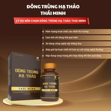 Mua 4 tặng 1 Đông Trùng Hạ Thảo Thái Minh 30 viên - Bồi bổ cơ thể, giảm còn 750.000đ 4